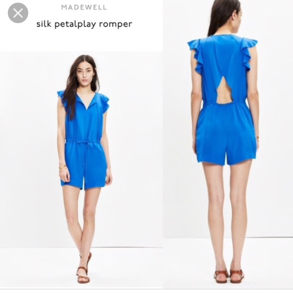 EUC Madewell silk romper